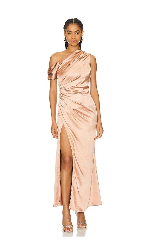 elliatt asymmetric satin cocktail dress Elliatt Harper Asymmetrical Mini Dress Light Blue / XS main image 0