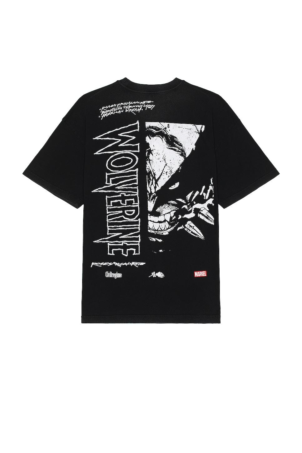 Civil Regime Cage The Beast American Classic Oversized Tee in Black for