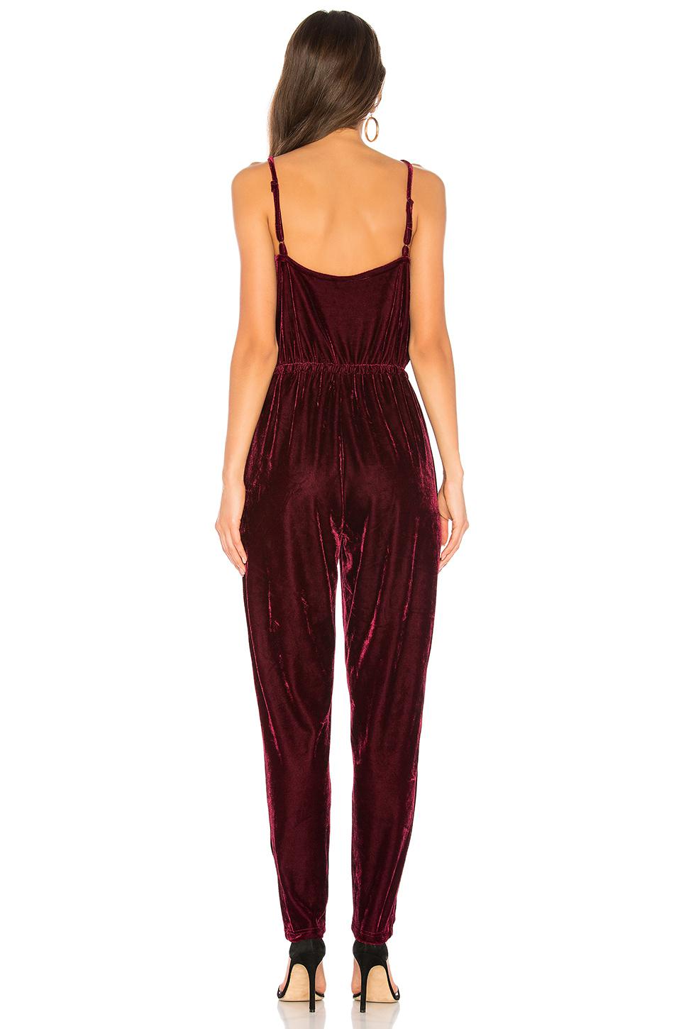 cupcakes and cashmere velvet jumpsuit