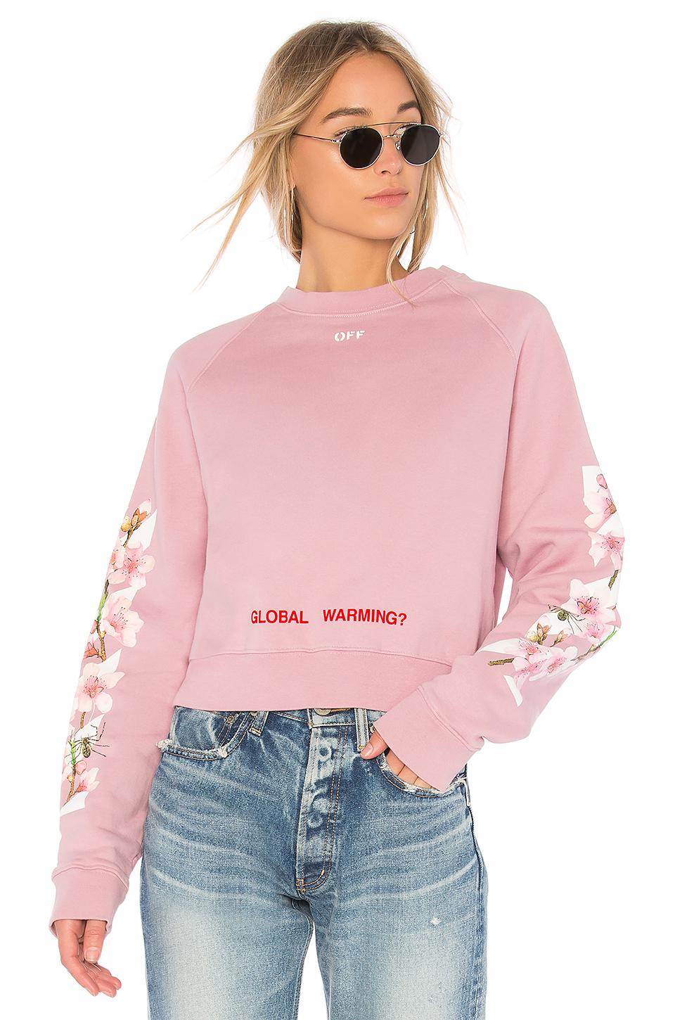 Off White Jumper Pink 2024 www.alhudapk