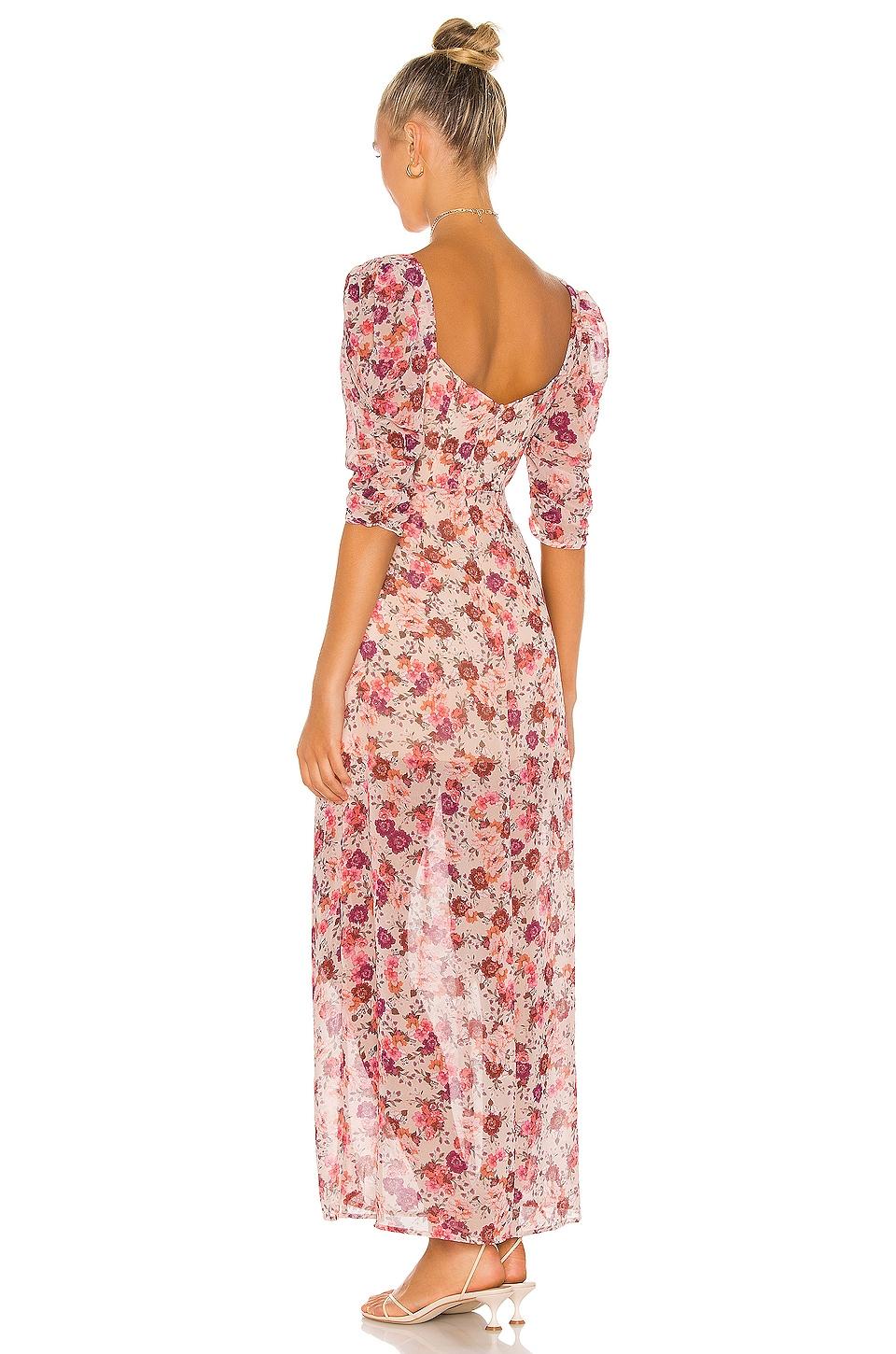 For Love Lemons Synthetik Evie Maxi Dress In Pink Lyst