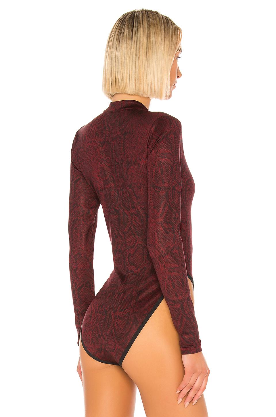 Nike Synthetic Python Bodysuit in Red | Lyst