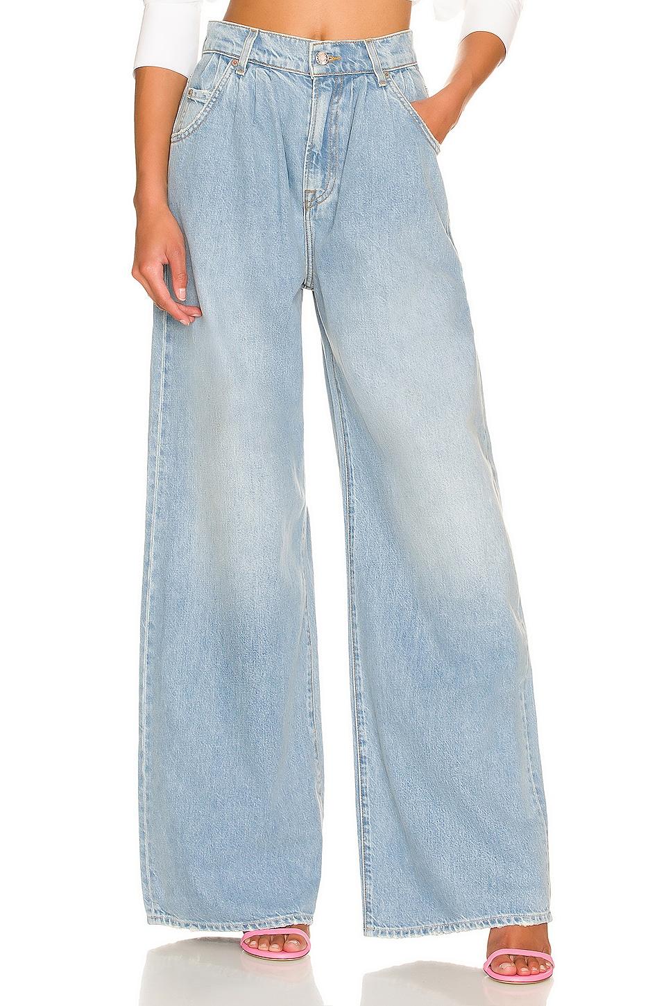 GRLFRND Chloe High Rise Pleated Wide 
