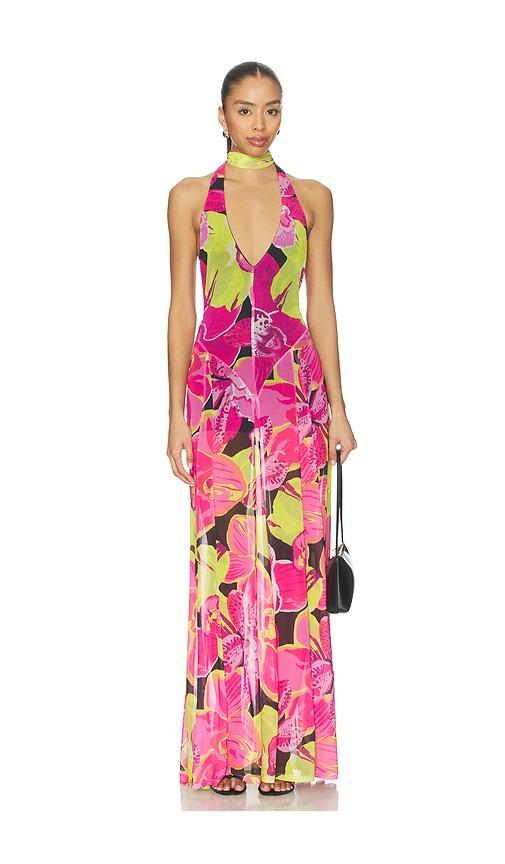 chinese dress ladies Show Me Your Mumu x Revolve Dahlia Maxi Dress in Baby Blue
