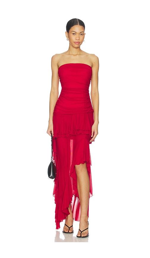 more to come red dress Myla Mini Dress