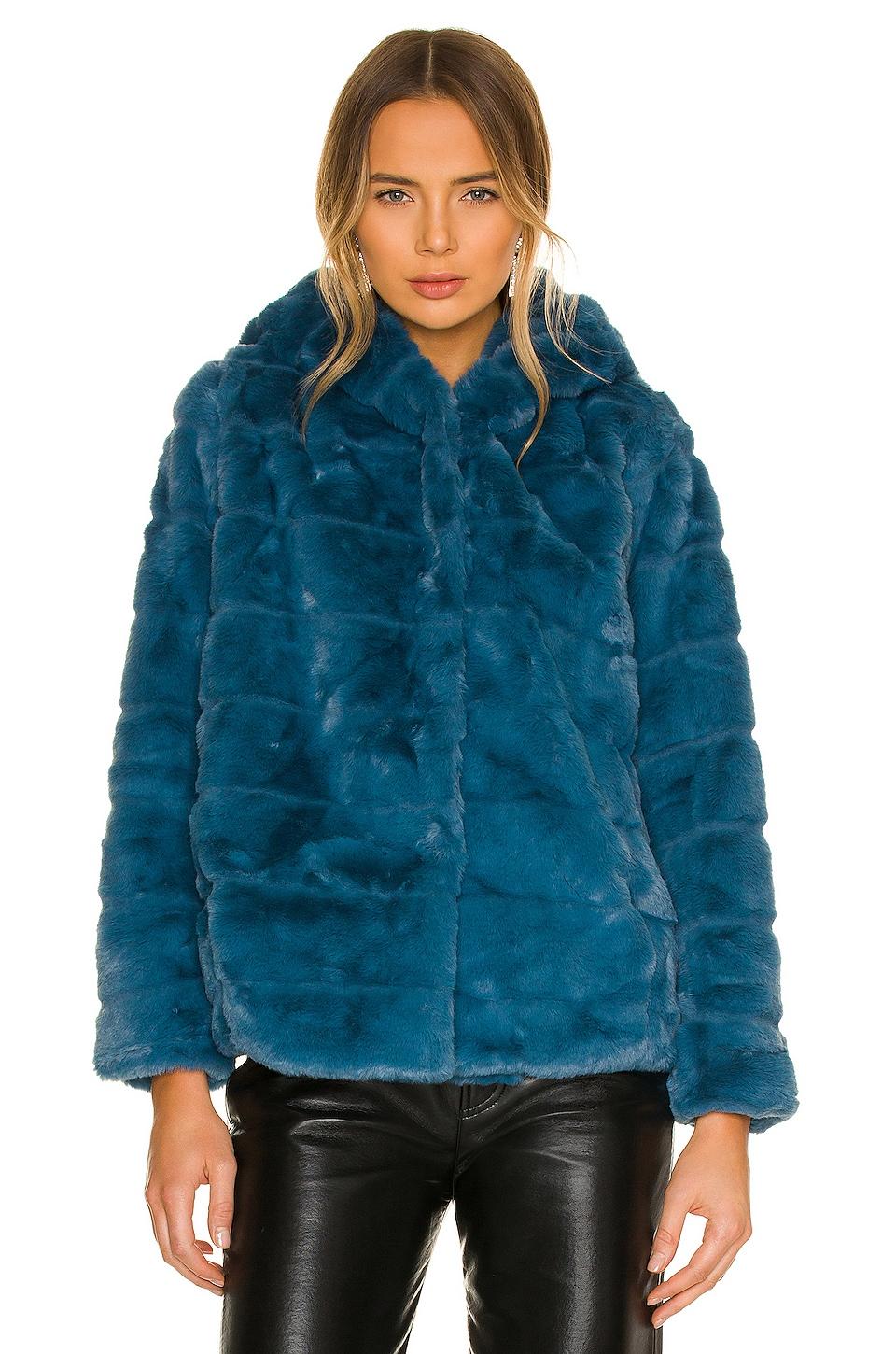 Apparis Goldie 4.0 Faur Fur Jacket in Blue | Lyst