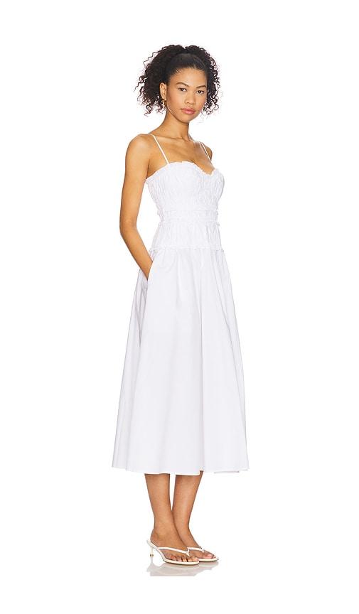 Tularosa Clea Midi Dress in White | Lyst