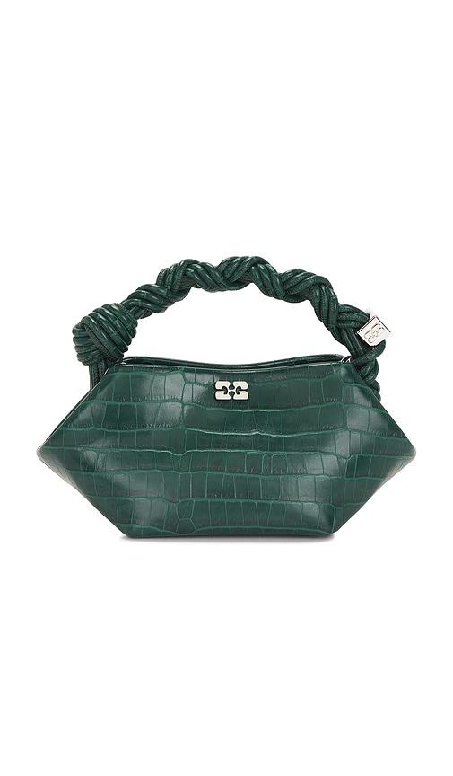 GANNI グリーン ショルダーバッグ Juniper Green Small GANNI Bou Bag | GANNI US
