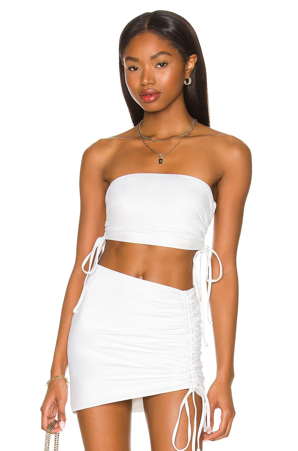 L*Space Synthetic L* X Tessa Brooks Kim Tube Top in White | Lyst