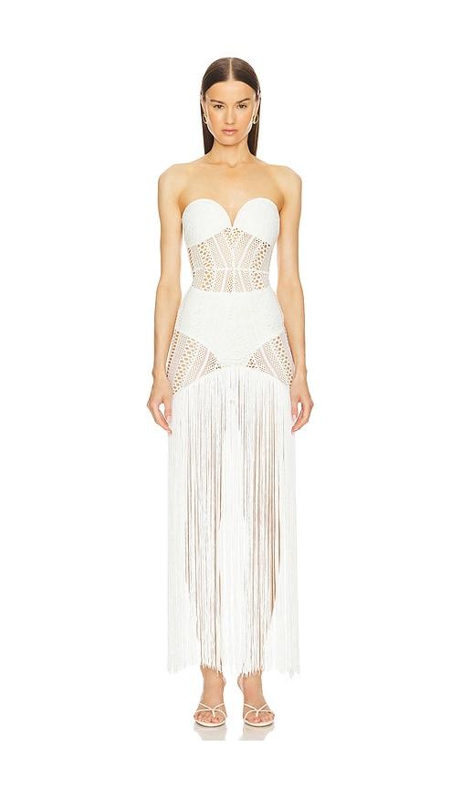 Michael Costello X Revolve Raelyn Maxi Dress in White Lyst
