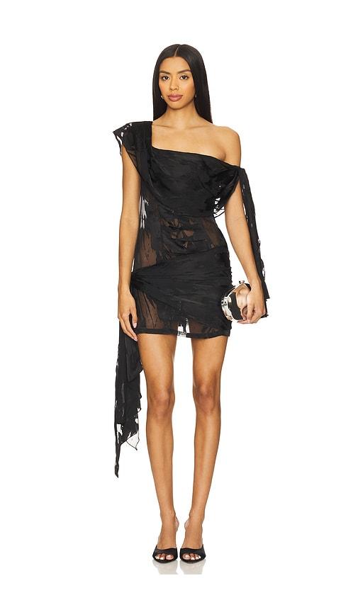 kim shui silk backless dress Jelixa in Black COLOUR:Ditzy Floral Red silk chiffon print color:Black Shirley MacLaine in an Corset dress