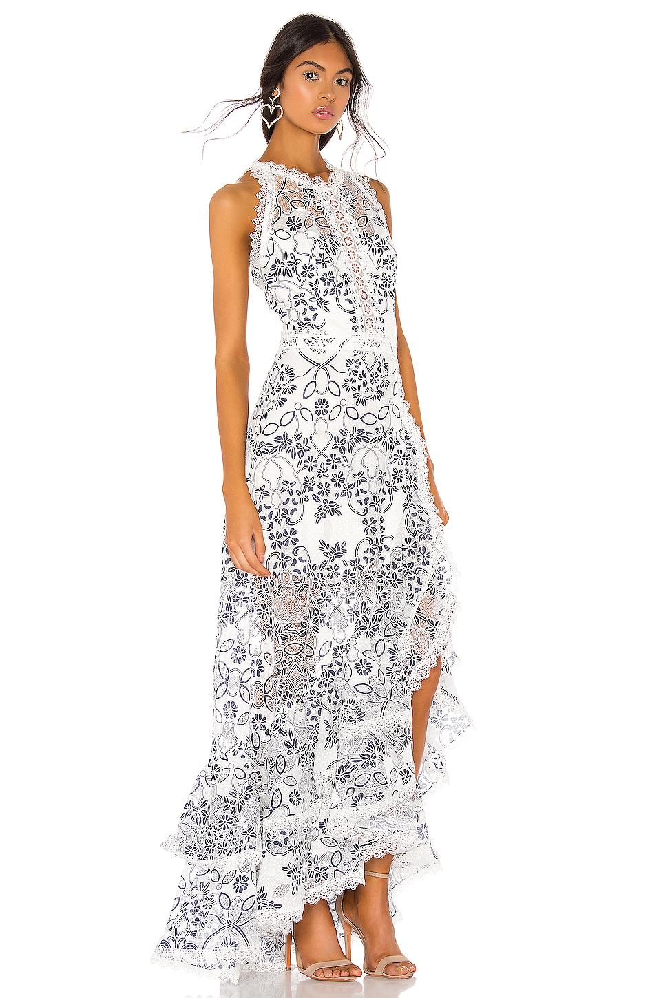 bronx maxi dress in rust