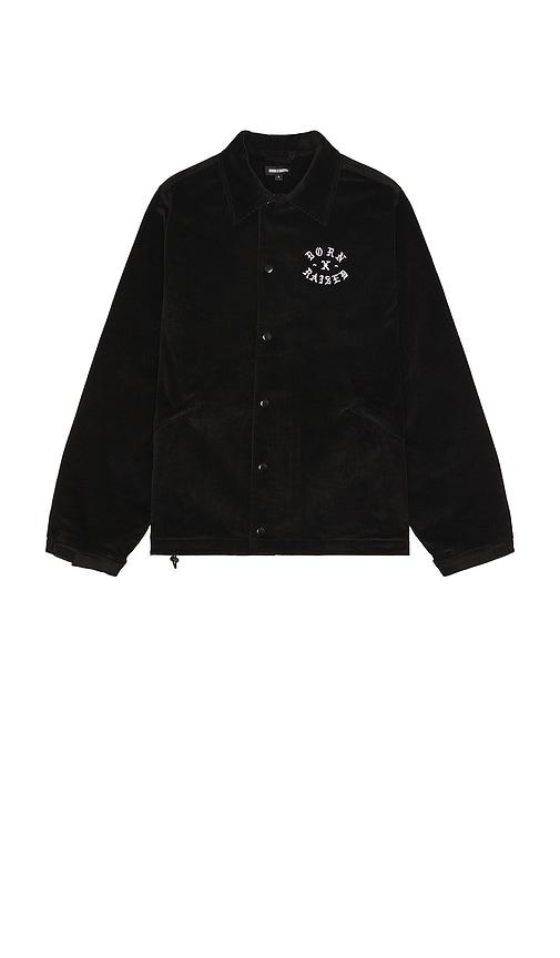 Born X Raised Zine Corduroy Coach Jacket in Black for Men | Lyst UK