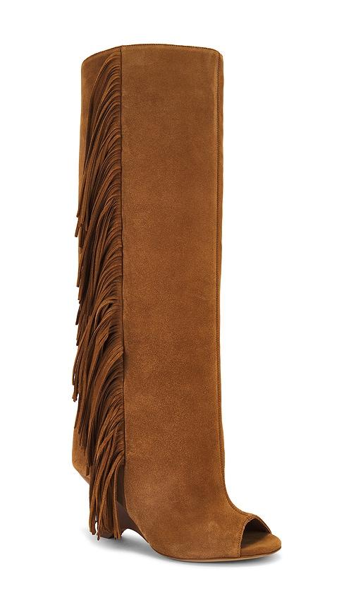Gia Borghini Ninette Fringes Boots in Brown | Lyst