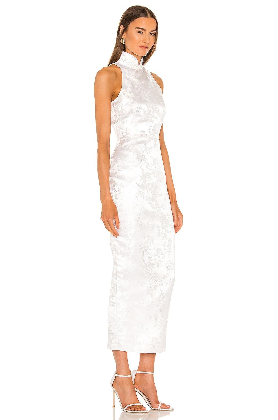 SIWEM BLOSSOM JACQUARD PENCIL DRESS