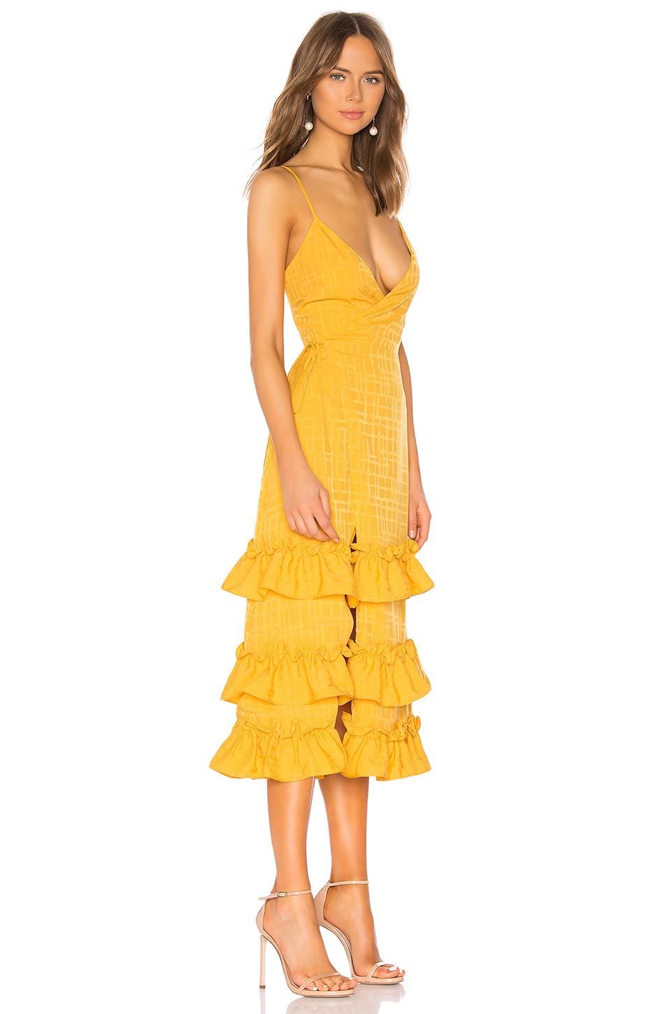 lovers and friends lucie midi dress
