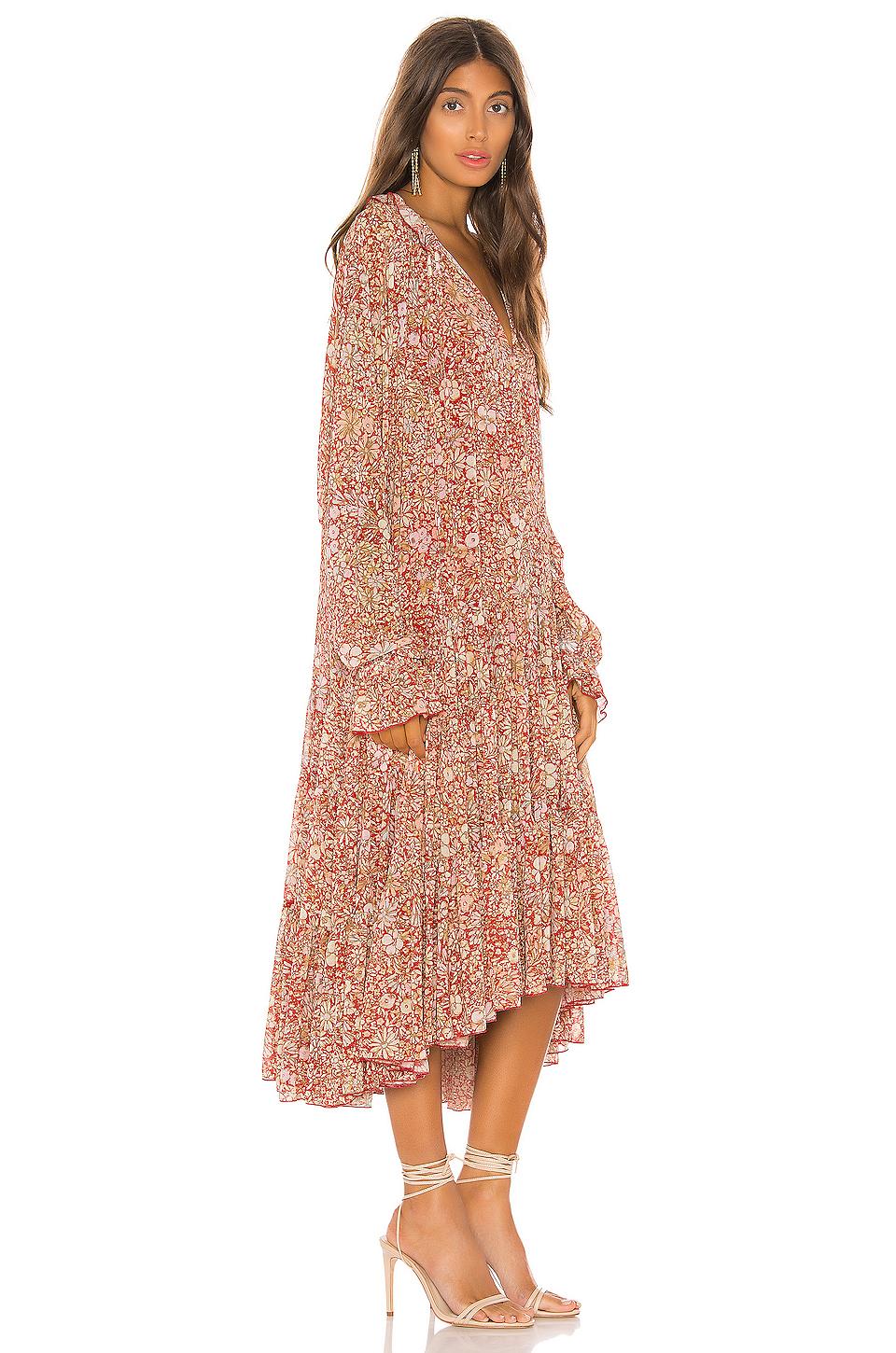 Floral Print Midi Dress 