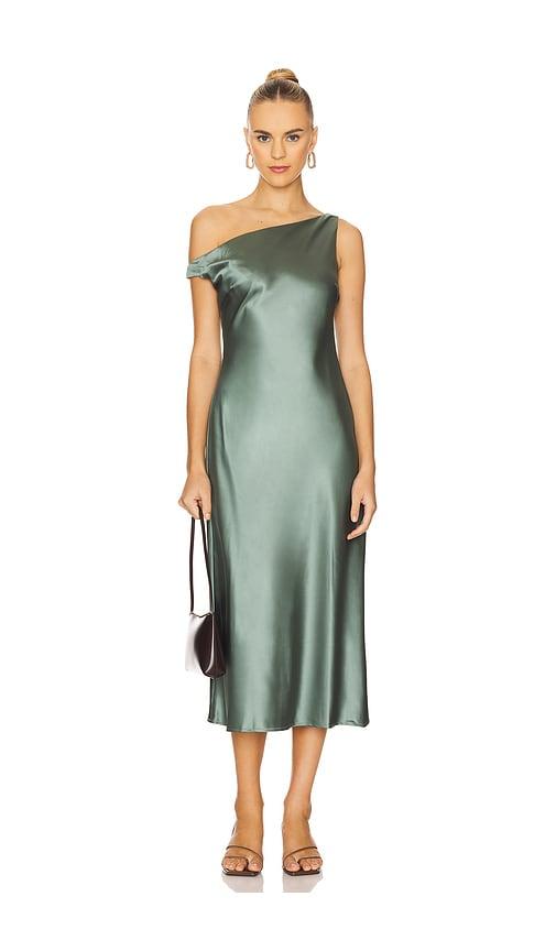 slim fit dress slacks Astr The Label Women's Faeryn Cotton Maxi Dress - Emerald main image 1