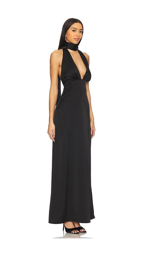 superdown Bethany Halter Gown in Black | Lyst