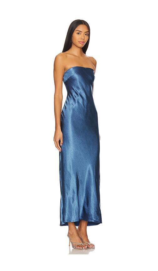 cherlee maxi dress in blue more to come Emma Strapless Formal dress