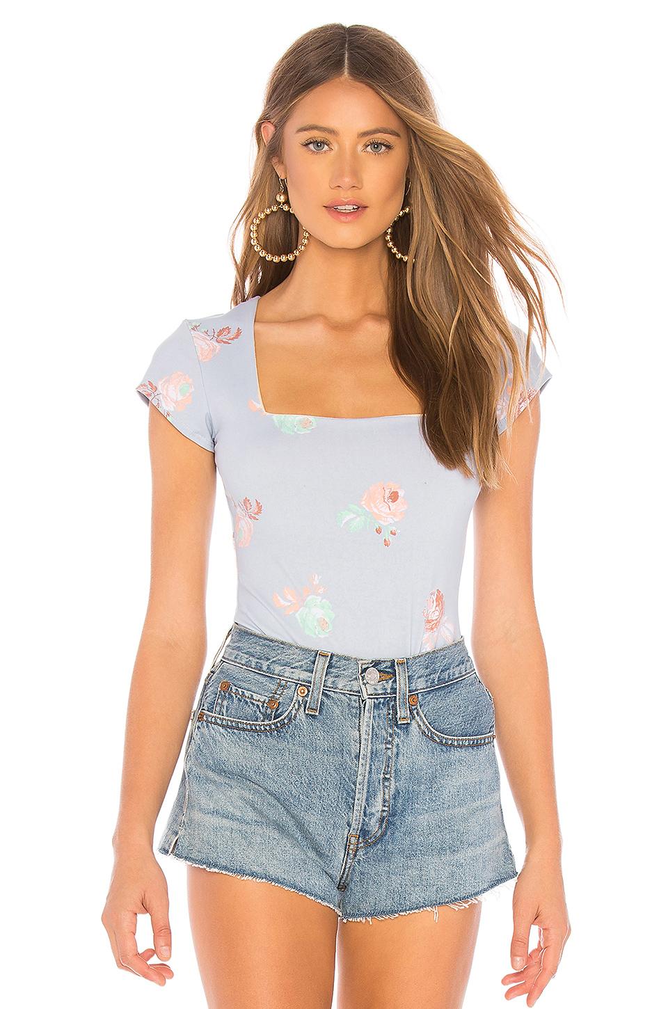 free people square eyes bodysuit