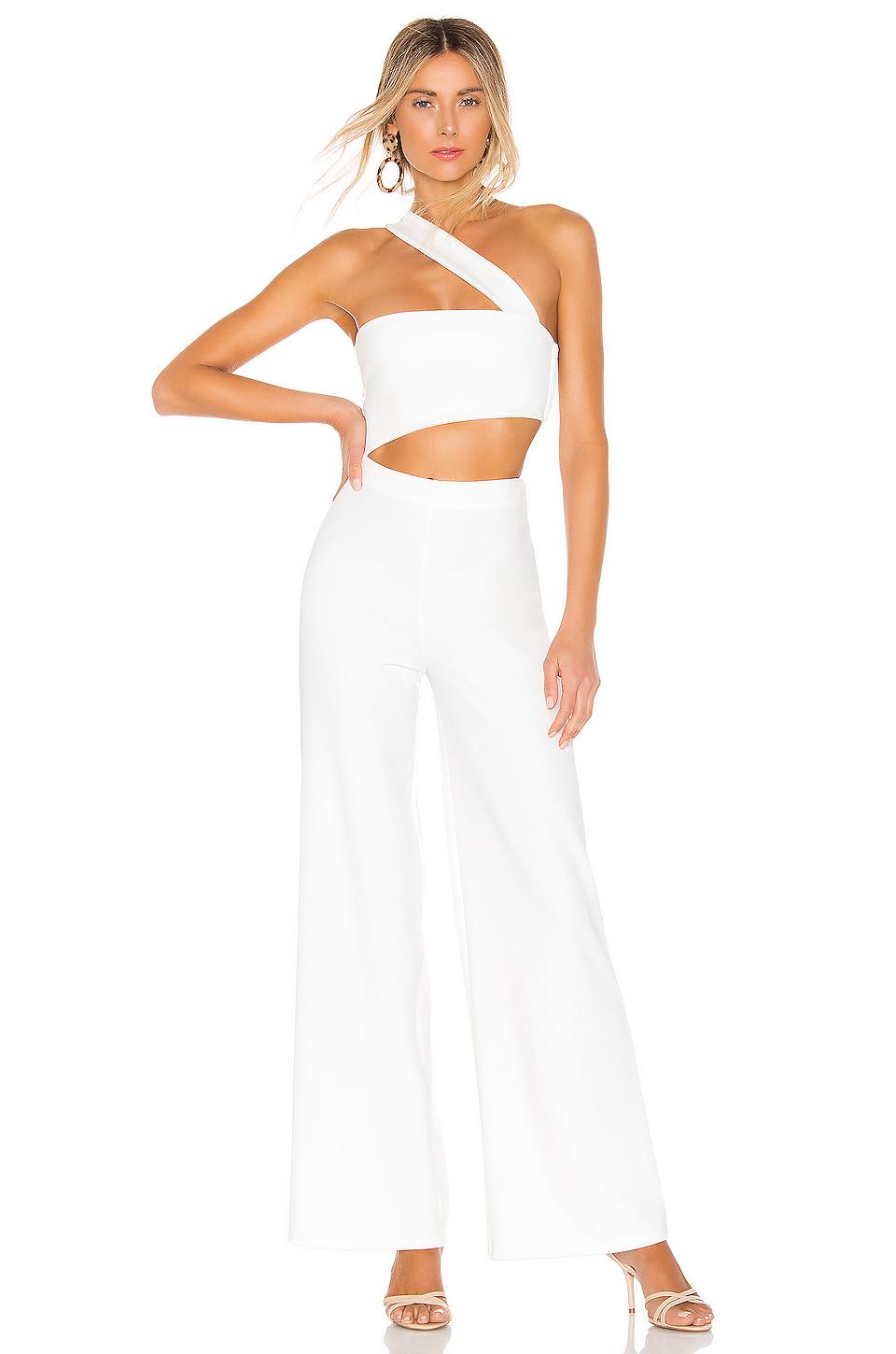 House of Harlow 1960 Synthetic X Revolve Fabien Jumpsuit in Ivory