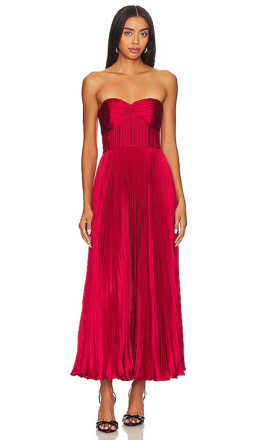 AMUR Belle Dress in Red | Lyst