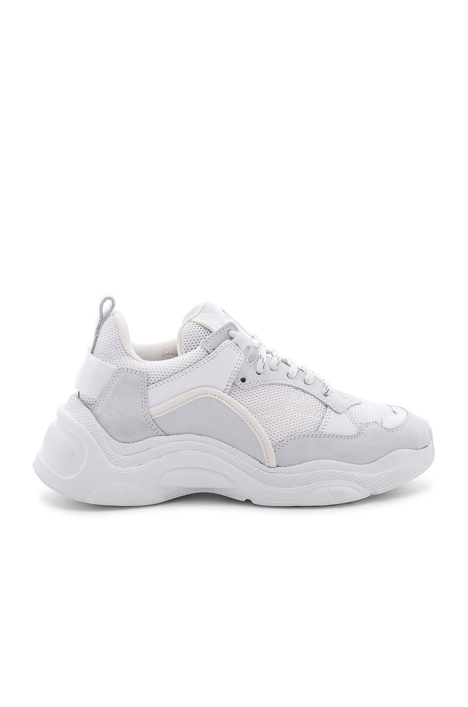 IRO Cotton Curverunner Sneakers in White - Lyst