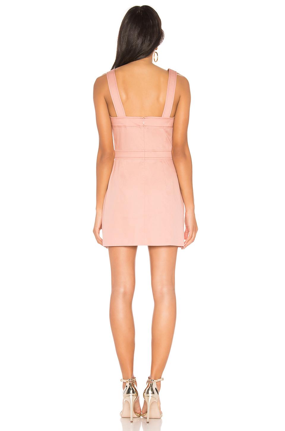 Amanda Uprichard Cotton Ace Dress in Dusty Rose (Pink) Lyst