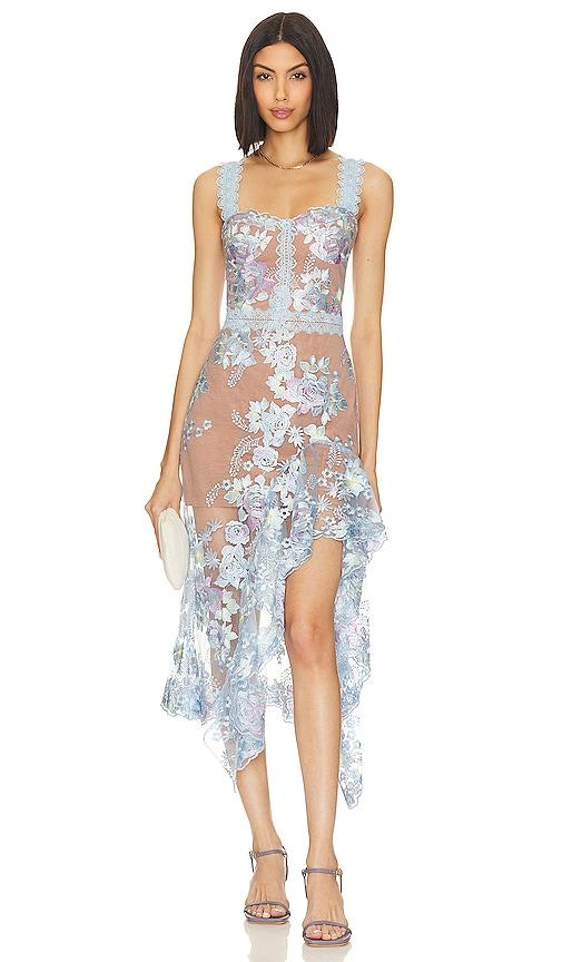Revolve blue cheap lace dress