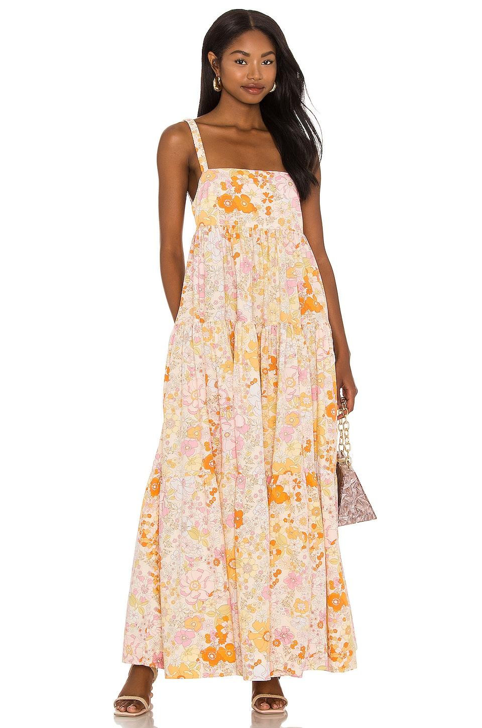 Park Slope Maxi Dress in Light Combo 