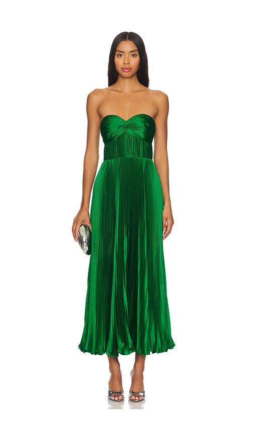 AMUR Belle Dress in Green | Lyst