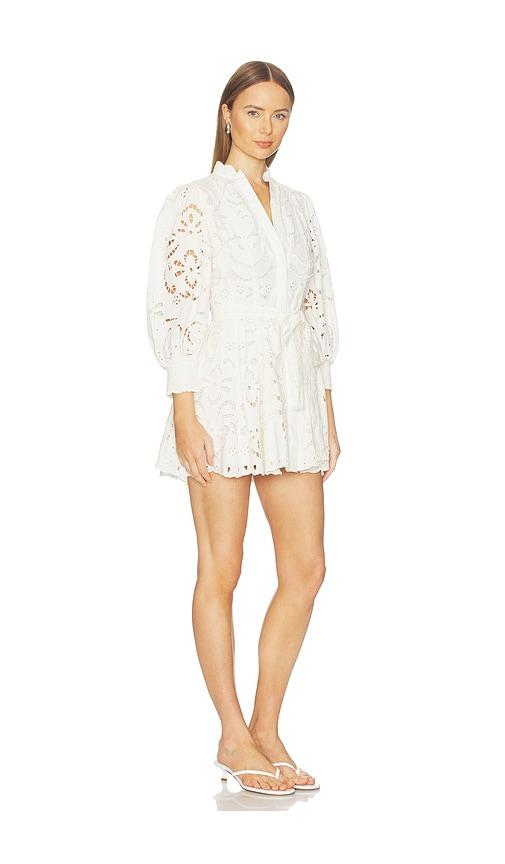 knee length dresses for ladies Lucy White Long Sleeve Mini Dress - US 12