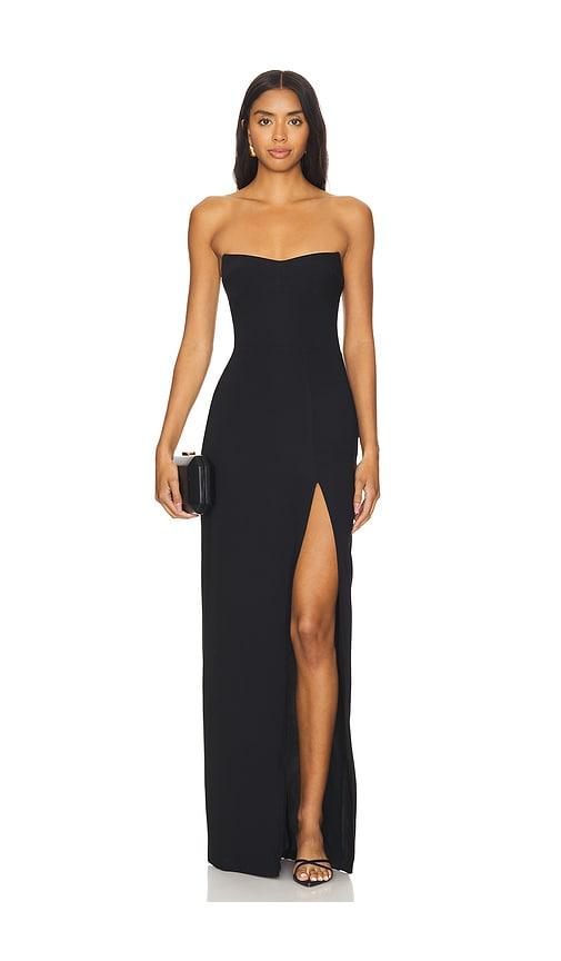 Amanda Uprichard X Revolve Ivy Gown in Black | Lyst