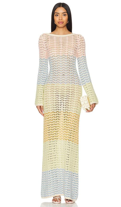 lovers and friends sheer maxi dress Lovers and Friends Aprile Sheer Maxi Dress in White