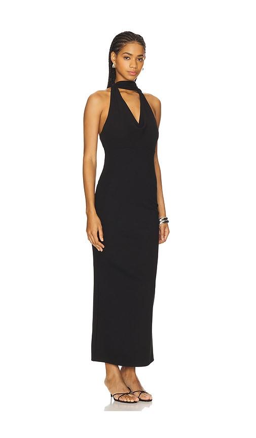 majorelle blue sleeveless halter neck dress Damsel Reverse Halter Maxi Dress Baby Blue