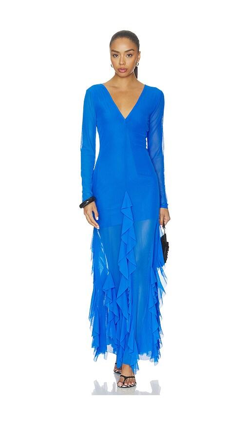 jeronima maxi dress especia Simkhai, Acacia draped jersey maxi dress, Women, Green, US 4, Dresses, Materialmix