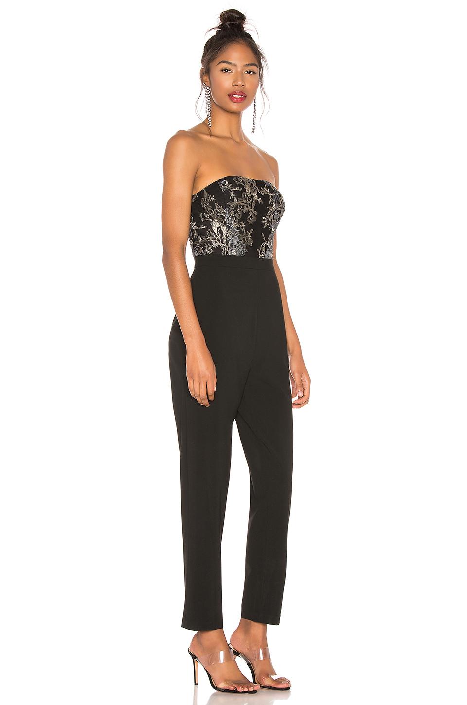 bcbg strapless jumpsuit