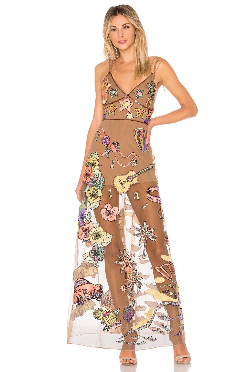 For love and lemons embroidered dress 2025