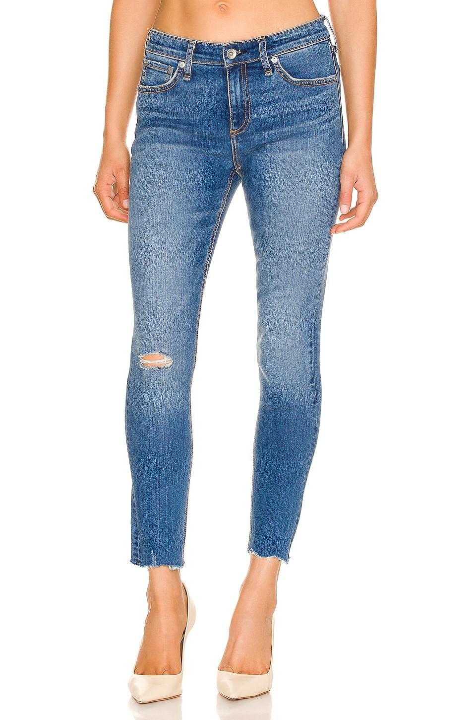 予約513 Rag Boneレディース ブルー Cate ミッドライズアンクルスキニーデニム Premo掲載