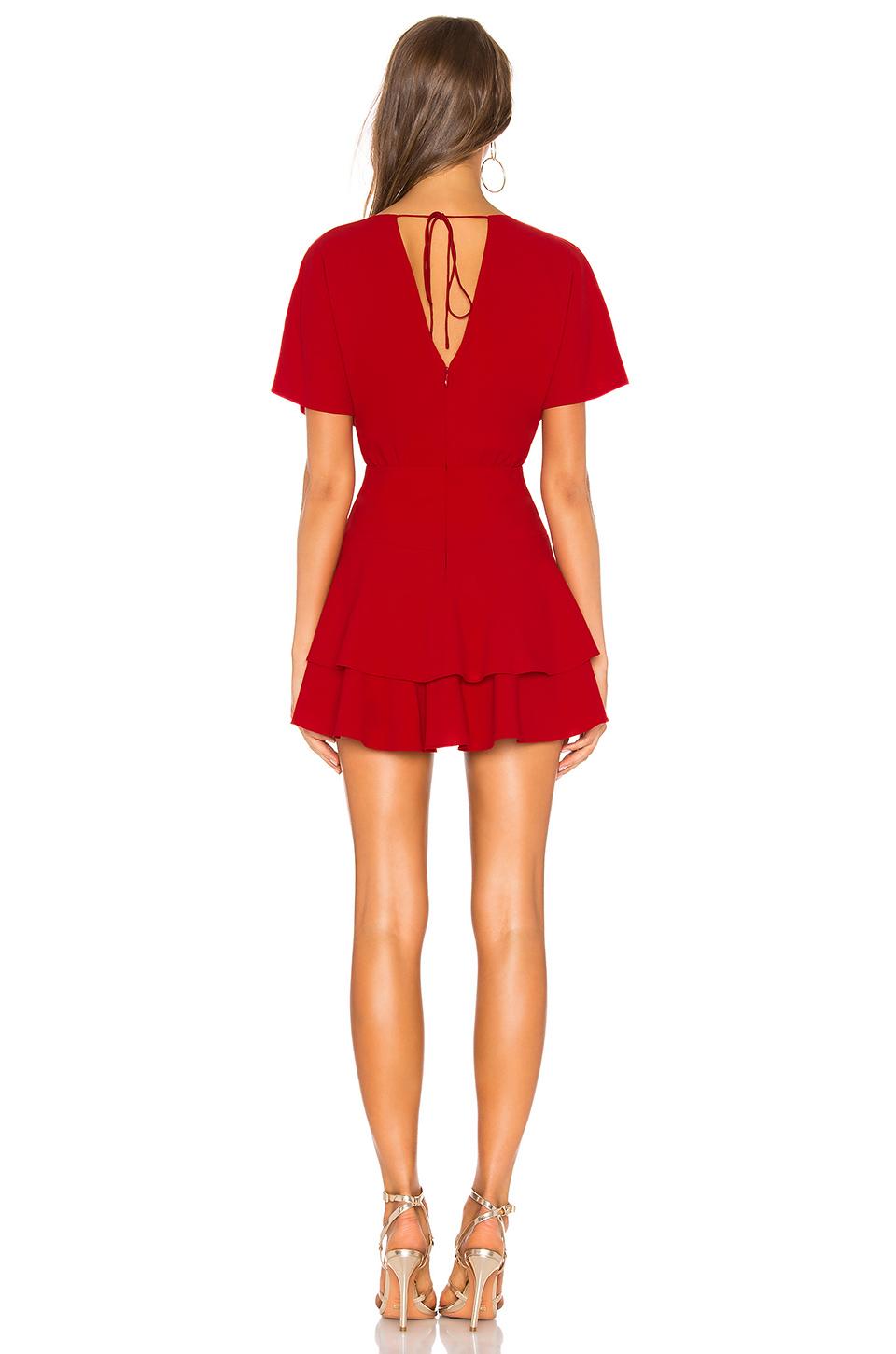 Alice Olivia Palmira Dress in Red Lyst