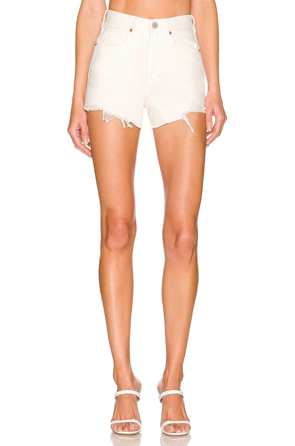 Blank NYC Cotton Frayed Shorts | Lyst