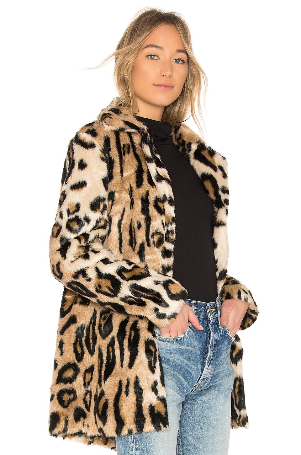 bardot leopard jacket