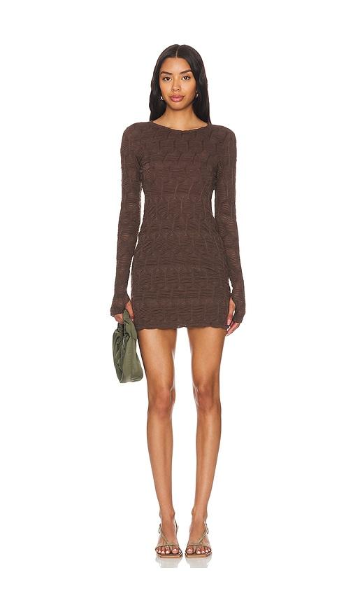 knee length dresses for ladies Free People - Lottie Ribbed Knit Mini Dress
