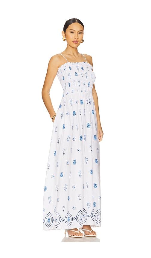 chinese dress ladies Gothic Sunflower Skull Maxi Dress with Pockets main image 1