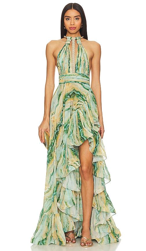 Bronx and Banco Palma Gown in Green | Lyst