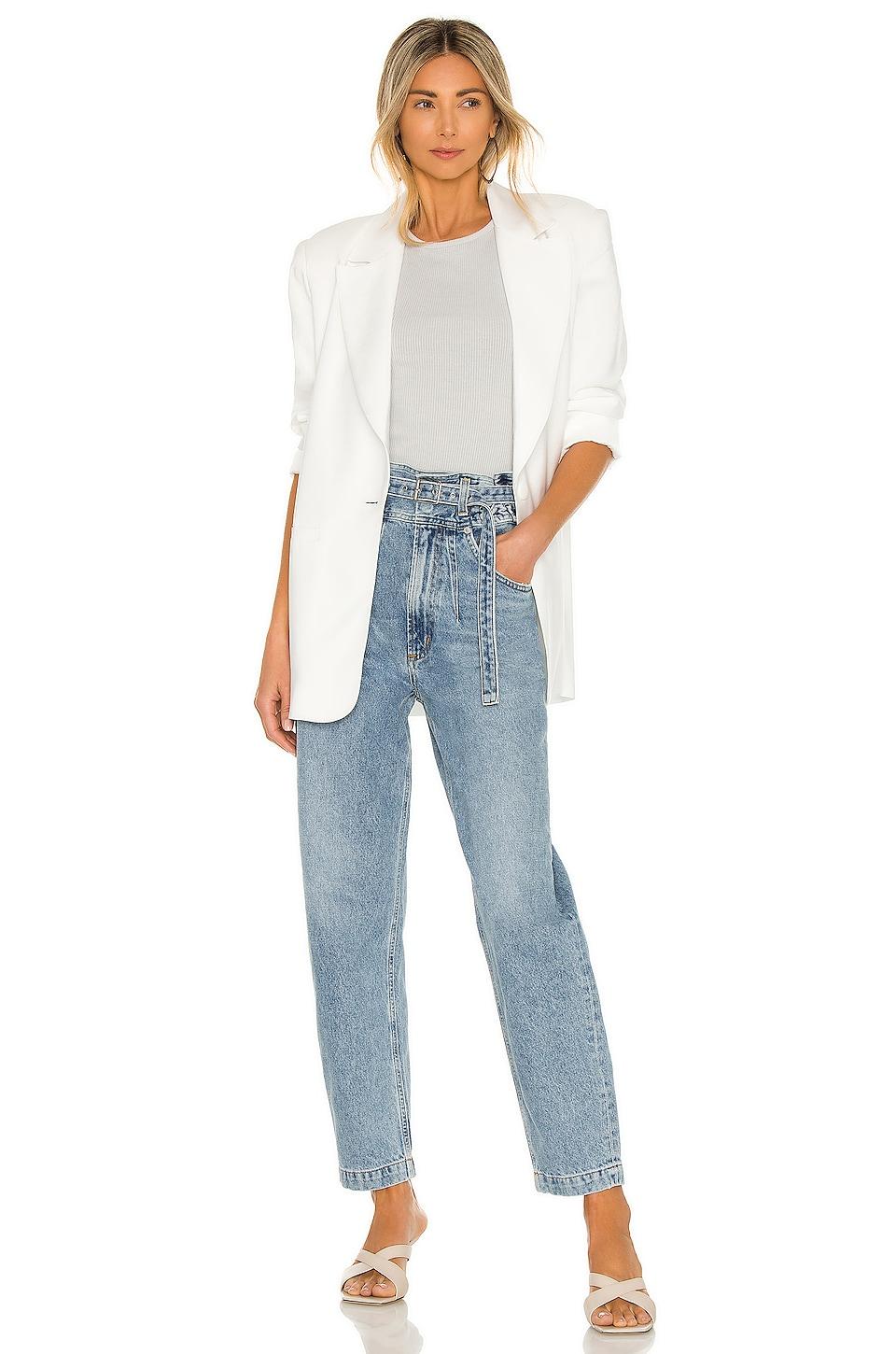 Agolde Denim Riya Peg in Blue | Lyst