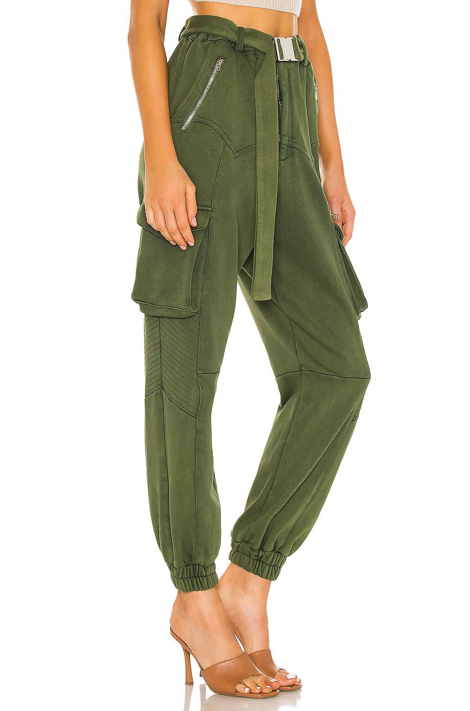 cargo green trousers