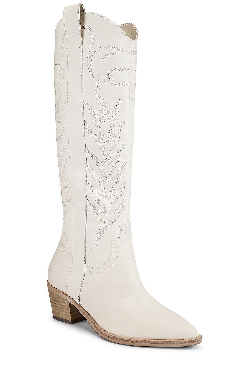 dolce vita white boots