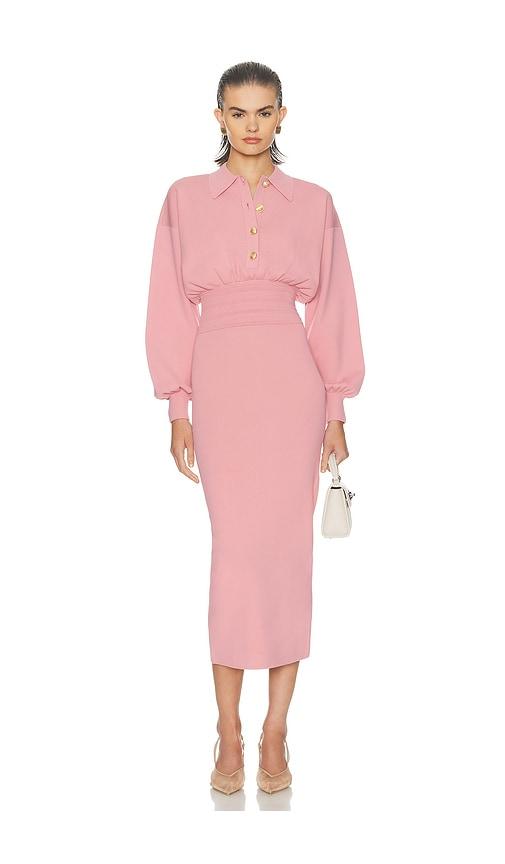 open lace back dress Amazon.com: Hot Pink Long Sleeve Maxi Dress